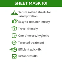 NYKAA Nykaa Skin Secrets Indian Rituals Tea Tree + Aloe Vera Sheet Mask For Clear & Moisturised Skin