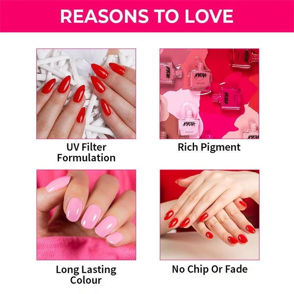NYKAA Nykaa Wedding Edition Nail Enamel Polish - Retro Red 271