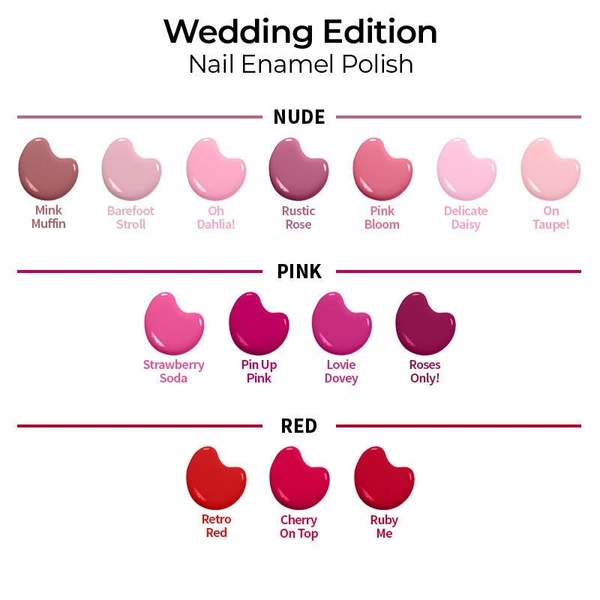 NYKAA Nykaa Wedding Edition Nail Enamel Polish - Retro Red 271