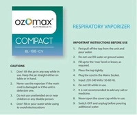 OZOMAX COMPACT RESPIPRATORY VAPORIZER
