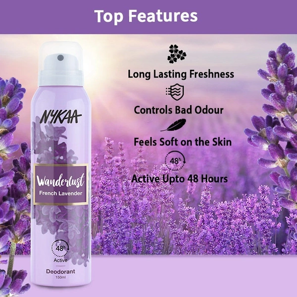 Wanderlust Deodorant Spray - French Lavender