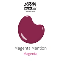 Nykaa Insta Dry Fast Drying Nail Enamel Polish Magenta Mention 338 - Magenta