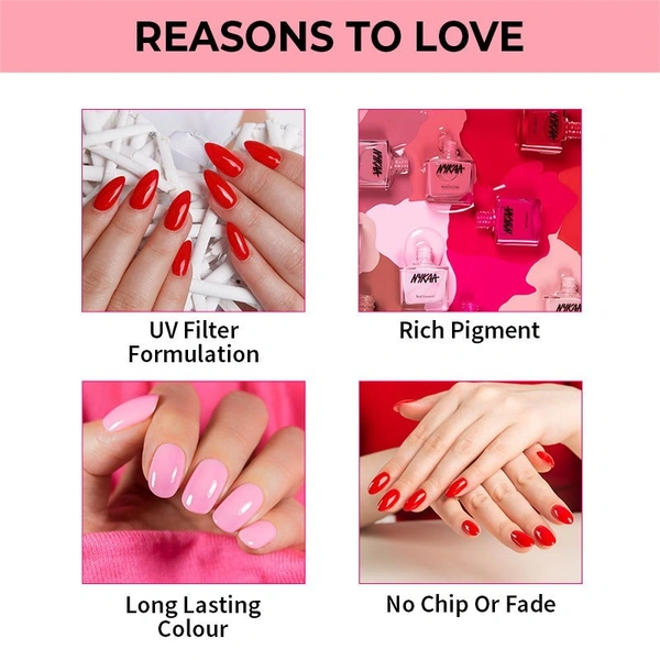 NYKAA Nykaa Nail Enamel Polish - Carefree Cosmos 138