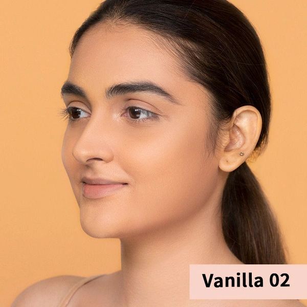 NYKAA Nykaa All Day Matte 12Hr Oil Control Face Compact Powder With SPF 15 PA ++ - Vanilla 02