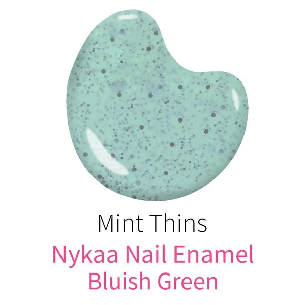 NYKAA Nykaa Cookie Crumble Nail Enamel Polish - Mint Thins 259