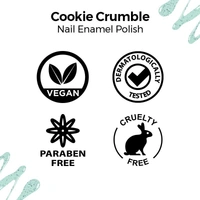 NYKAA Nykaa Cookie Crumble Nail Enamel Polish - Mint Thins 259