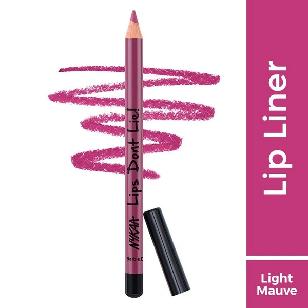NYKAA Nykaa Lips Don't Lie! Waterproof Line & Fill Lip Liner - Barbie Doll 04