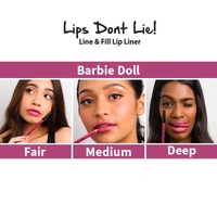 NYKAA Nykaa Lips Don't Lie! Waterproof Line & Fill Lip Liner - Barbie Doll 04