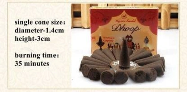 MYSORE SANDAL Dhoop cone (20 P x 2)