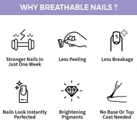 NYKAA Nykaa Breathable Nail Enamel - Lazy Lilac - 327