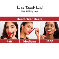 NYKAA Nykaa Lips Don't Lie! Waterproof Line & Fill Lip Liner - Head Over Heels 09