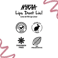 NYKAA Nykaa Lips Don't Lie! Waterproof Line & Fill Lip Liner - Head Over Heels 09