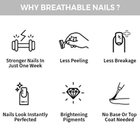 NYKAA Nykaa Breathable Nail Enamel - Stay Zen - 309
