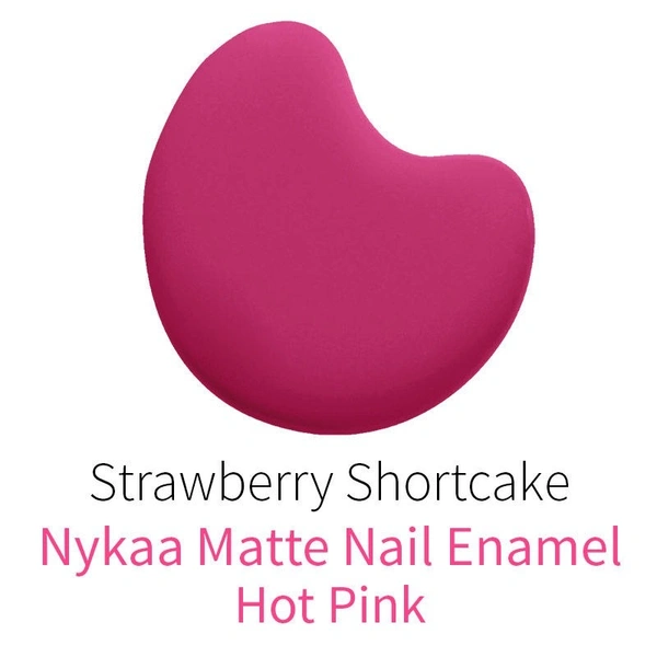 Nykaa Matte Nail Enamel Polish - Strawberry Shortcake 139