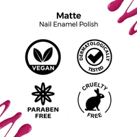 Nykaa Matte Nail Enamel Polish - Strawberry Shortcake 139
