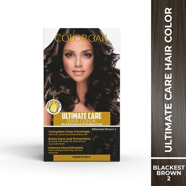 COLORBAR BLACKEST BROWN , ULTIMATE CARE BLACKEST BROWN-HAIR COLOR ()
