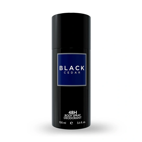 COLORBAR BLACK - CEDAR DEO FOR MEN Deodorant Spray  -  For Men & Women (100 ml)