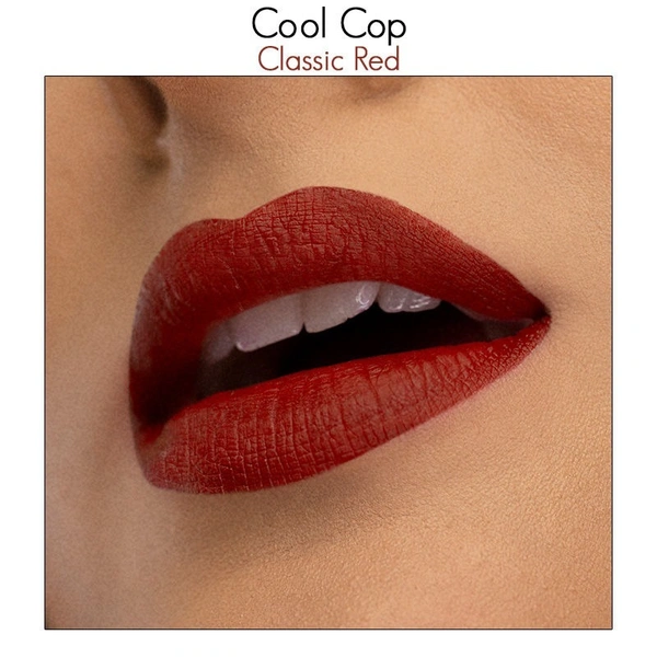 NYKAA Nykaa All Day Matte Waterproof, Transfer Proof, 12H Liquid Lipstick - Cool Cop