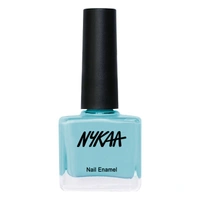 Nykaa Nail Enamel Polish - Blue Lime Slush 66