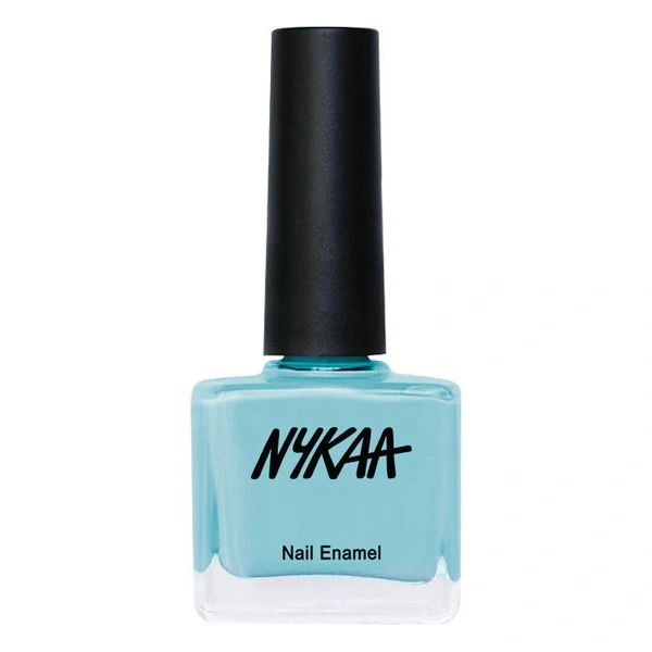 Nykaa Nail Enamel Polish - Blue Lime Slush 66