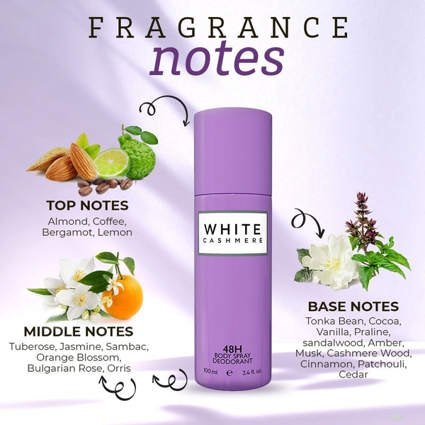 Colorbar White Cashmere Deodorant - 100ml