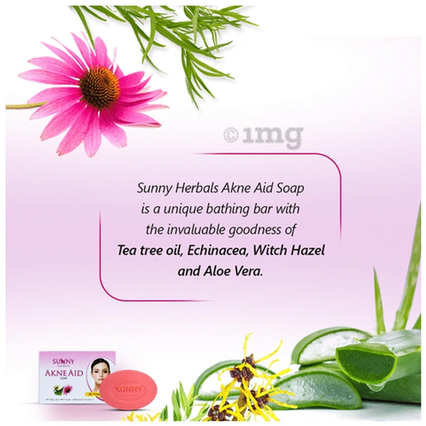 SUNNY Akne Aid Soap (75 GM X 9 PC) (9 x 75 g)