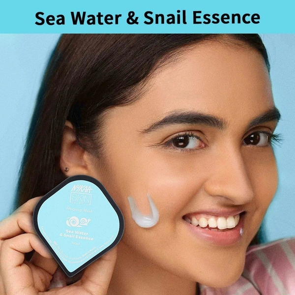 NYKAA Nykaa Skin Secrets Sea Water & Snail Essence Sleeping Mask