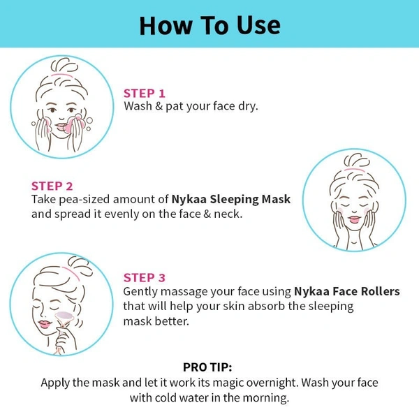 NYKAA Nykaa Skin Secrets Sea Water & Snail Essence Sleeping Mask