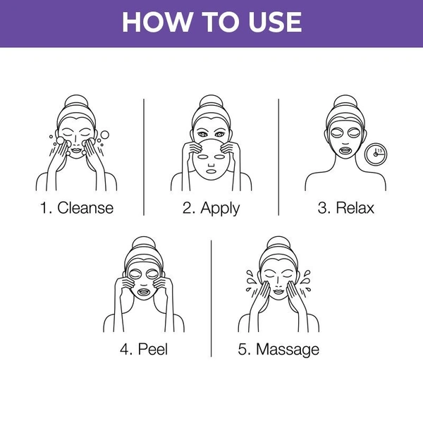 NYKAA Nykaa Naturals Skin Secrets Exotic Indulgence Honey + Lavender Sheet Mask For Calm & Glowing Skin