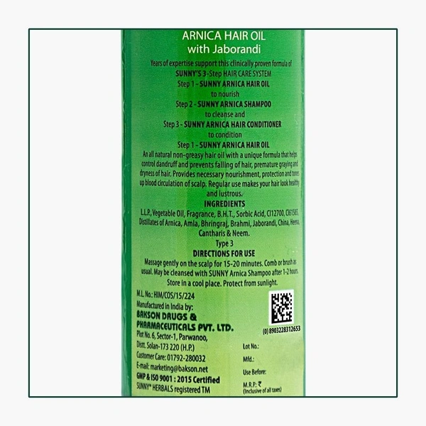 SUNNY Arnica  Hair Oil