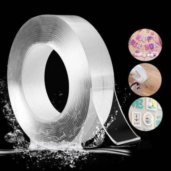 Stnemrag Plastic Polymer Tape Grip Tape (Transparent)