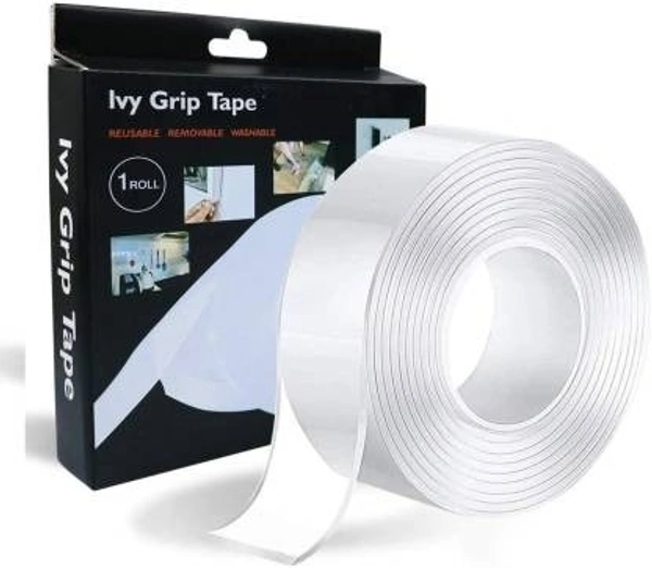 Stnemrag Plastic Polymer Tape Grip Tape (Transparent)