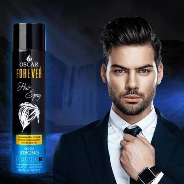 OSCAR Forever Hair Spray - Strong Hold, Styling with Nourishment Hair Spray (250 ml)