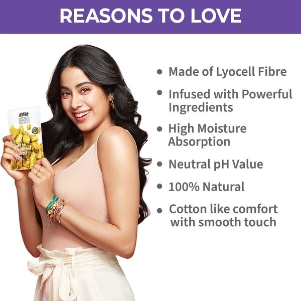 NYKAA Nykaa Naturals Skin Secrets Exotic Indulgence Honey + Lavender Sheet Mask For Calm & Glowing Skin