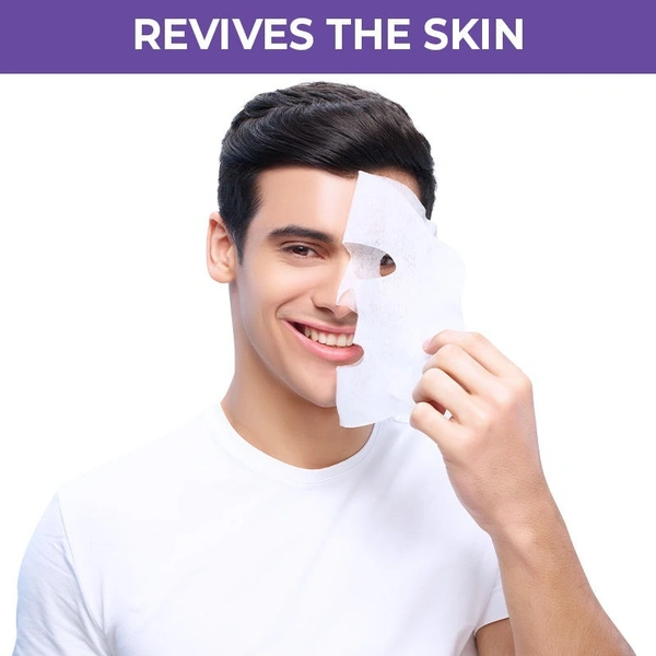 NYKAA Nykaa Naturals Skin Secrets Exotic Indulgence Honey + Lavender Sheet Mask For Calm & Glowing Skin