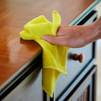 Stnemrag PMC Wet and Dry Microfiber, Steel, Glass, Aluminium Cleaning Cloth (4 Units)