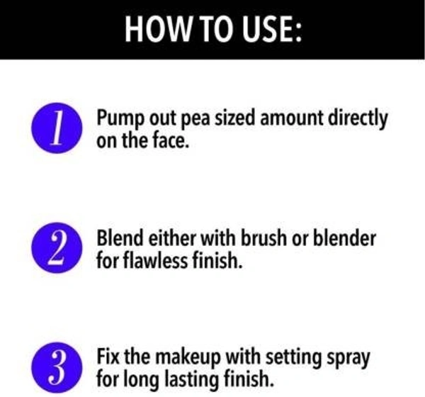BLUE HEAVEN Hyper Matte Foundation (Honey 501) Foundation (Honey, 30 ml)