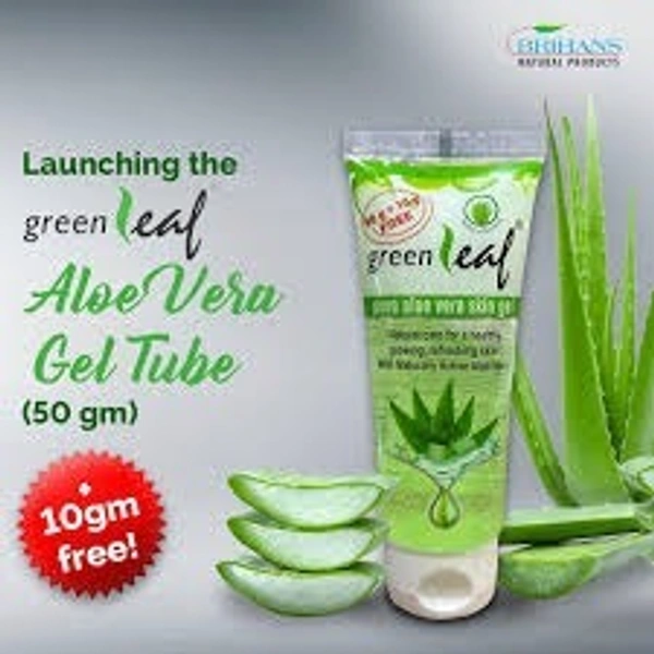 GREEN LEAF Greenleaf Aloe Vera Skin Gel 60gm x 6 Pack of 