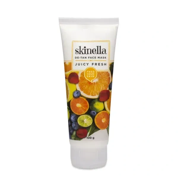 SKINELLA Juicy Fresh De-Tan Face Mask, 100 Gram (100 g)