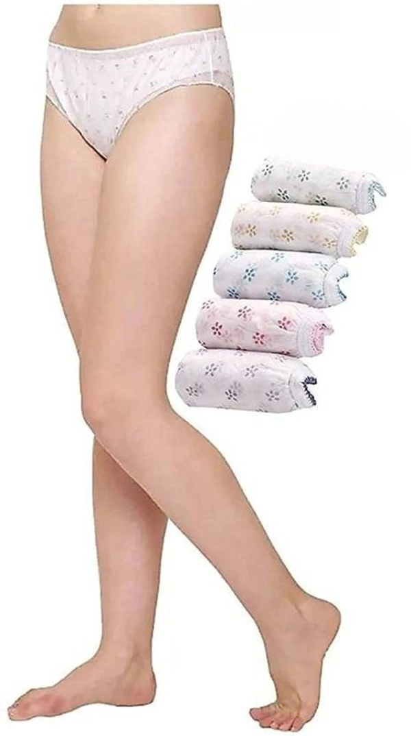 Stnemrag Women Disposable White Panty ()