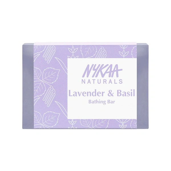 NYKAA Nykaa Naturals Lavender & Basil Soothing Bathing Soap