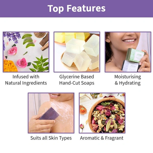 NYKAA Nykaa Naturals Lavender & Basil Soothing Bathing Soap