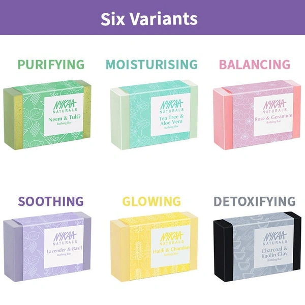 NYKAA Nykaa Naturals Lavender & Basil Soothing Bathing Soap