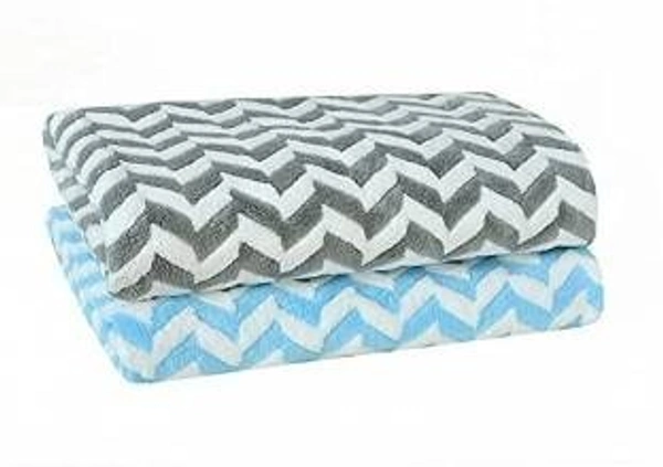 Stnemrag Microfiber 280 GSM Bath, Beach, Hair, Hand Towel (Pack of 2)