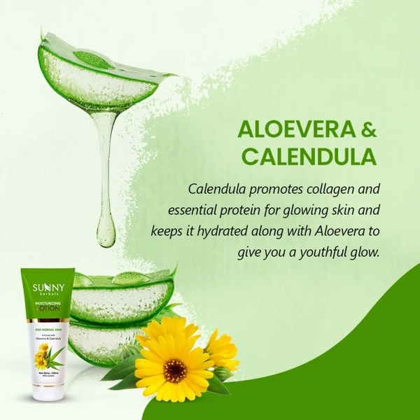 SUNNY Aloevera & Calandula Moisturizing Lotion (100 ml)