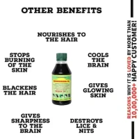 MAHABHRINGRAJ OIL MAHABHRINGARAJ Mahabhringraj Oil 200Ml,Scalp Massaging Oil Ramakrishna Pharma Brand-Ayurvedic Medicine,Pack Of 3