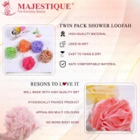 Stnemrag Loofah (Pack of 2, Multicolor)