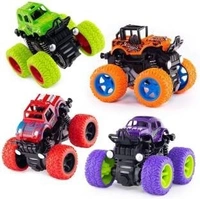 Stnemrag 4WD Monster Truck Cars,Push and Go Toy Trucks Friction Powered Cars (Multicolor)