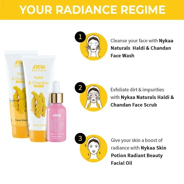 NYKAA Nykaa Naturals Haldi & Chandan Face Scrub for Radiant Skin