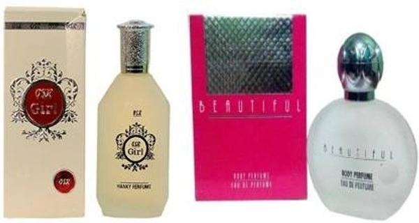 OSCAR OSR Beautiful 100 Ml + GIRL 100 ML Eau de Parfum  -  200 ml (For Men & Women)